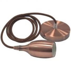 021-008-0001-RED COPPER E-27 1M PENDANT LAMP-WEBER